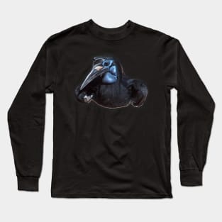 Abyssinian Ground Hornbill Long Sleeve T-Shirt